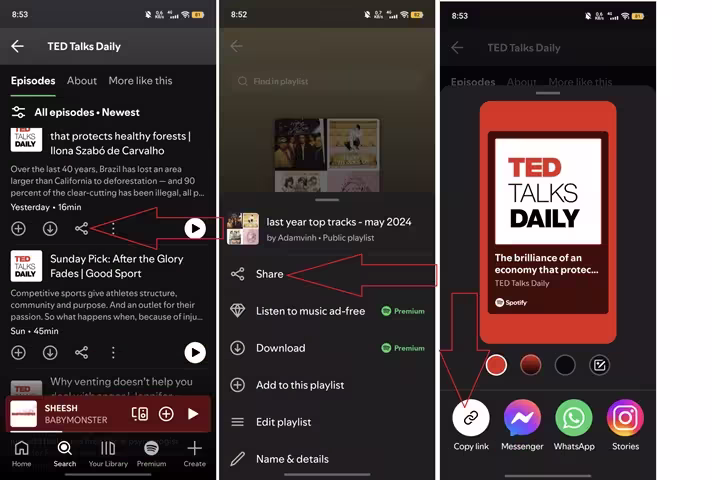 How to Copy a Spotify Podcast Link on Android and iOS?