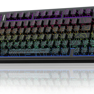 AULA F75 Mechanische Gaming-Tastatur – Kabellos, RGB, Hot-Swap, 75 % Layout