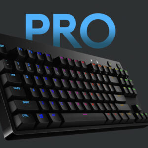 Logitech G PRO Mechanische Gaming-Tastatur – Tenkeyless, GX Blue Clicky, LIGHTSYNC RGB (QWERTZ DE)