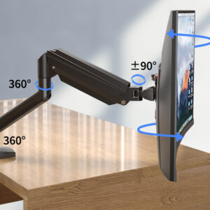 Suptek Monitor Halterung MD01A – Ergonomischer Monitorarm für 13–32 Zoll